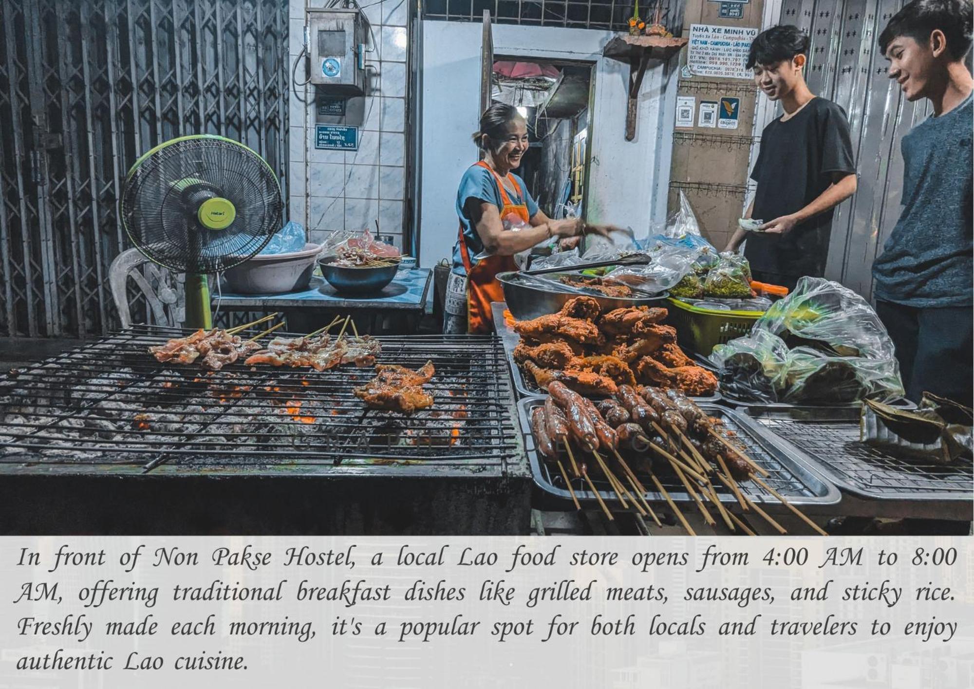 Non Pakse Hostel & Coffee House Exterior photo